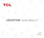 TCL MOVETIME Family Watch 2 Quick Start Manual предпросмотр