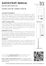 TCS ISH3030 Quick Start Manual предпросмотр