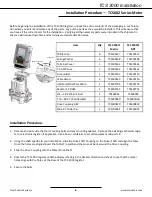 Предварительный просмотр 6 страницы TCS TCS 3000 Installation Manual