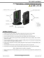 Предварительный просмотр 40 страницы TCS TCS 3000 Installation Manual