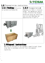 Предварительный просмотр 4 страницы TCSM CE Series Installation, Operation And Maintenance Manual