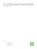 TD iCT250 Unionpay Manual preview