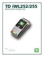 TD iWL252 Manual preview