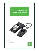 TD TD Generation Quick Start Manual preview