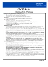 TDK-Lambda ELC12 Series Instruction Manual предпросмотр