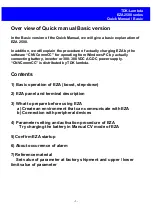 Preview for 3 page of TDK-Lambda EZA2500 Series Quick Manual/Basic