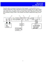 Preview for 9 page of TDK-Lambda EZA2500 Series Quick Manual/Basic