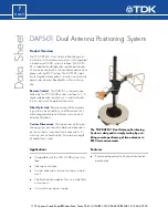 Preview for 1 page of TDK DAPS-01 Datasheet