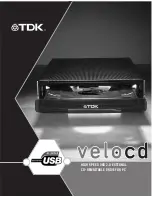 TDK Velocd Quick Manual preview