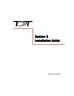 TDT System 3 Installation Manual preview