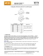 Предварительный просмотр 1 страницы TE Connectivity 47820 Instruction Sheet