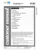 TE Connectivity CERTI-CRIMP II Customer'S Manual preview