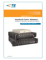 TE Connectivity InterReach Fusion ADCP-77-044 Manual preview