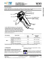 TE Connectivity PRO- CRIMPER III Original Instructions Manual preview