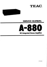 Teac A-880 Service Manual preview