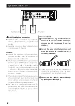 Preview for 8 page of Teac A-H01 Owner'S Manual