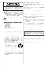 Preview for 2 page of Teac A-R630 Owner'S Manual