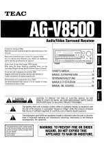 Teac AC-V8500 Owner'S Manual предпросмотр