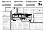 Preview for 2 page of Teac AD-800 Quick-Start Recording Manual