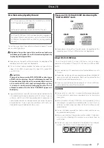 Preview for 7 page of Teac AD-RW900 Owner'S Manual