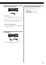 Preview for 23 page of Teac AD-RW900 Owner'S Manual