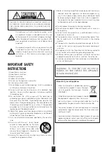 Preview for 2 page of Teac AG-980 Owner'S Manual