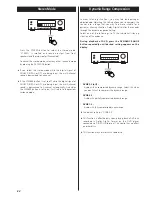 Предварительный просмотр 22 страницы Teac AG-D8000 Owner'S Manual