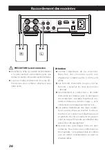 Предварительный просмотр 36 страницы Teac AI-301DA Owner'S Manual