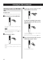 Preview for 26 page of Teac CD-P800NT Owner'S Manual