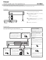 Preview for 2 page of Teac CD-RW880 Quick-Start Recording Manual