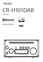 Teac cr-h101dab Reference Manual предпросмотр