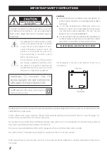 Предварительный просмотр 2 страницы Teac cr-h101dab Reference Manual