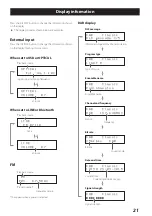 Предварительный просмотр 21 страницы Teac cr-h101dab Reference Manual