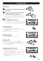 Предварительный просмотр 23 страницы Teac cr-h101dab Reference Manual