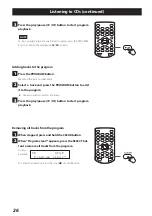 Предварительный просмотр 26 страницы Teac cr-h101dab Reference Manual