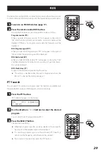 Предварительный просмотр 29 страницы Teac cr-h101dab Reference Manual