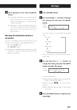 Предварительный просмотр 37 страницы Teac cr-h101dab Reference Manual