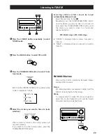 Preview for 25 page of Teac CR-H225 Owner'S Manual