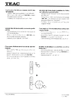 Preview for 57 page of Teac CR-H500NT Owner'S Manual