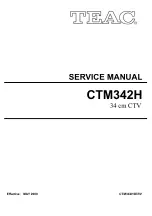 Teac CTM342H Service Manual preview