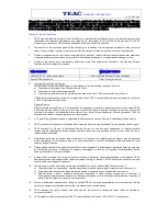 Preview for 3 page of Teac DAB450 User Manual