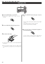 Preview for 20 page of Teac DR-H300 Owner'S Manual