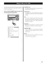 Предварительный просмотр 45 страницы Teac DR-H300DAB Owner'S Manual