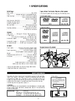 Предварительный просмотр 2 страницы Teac DV-L800 Service Manual