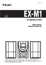 Teac EX-M1 Owner'S Manual preview