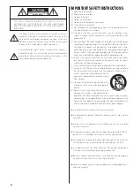 Предварительный просмотр 2 страницы Teac GF-450K7 Owner'S Manual