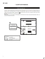 Предварительный просмотр 2 страницы Teac GF-480 Service Manual