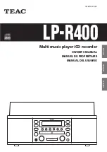 Preview for 1 page of Teac LP-R400 Owner'S Manual