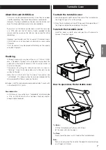 Preview for 7 page of Teac LP-R400 Owner'S Manual