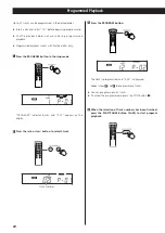 Preview for 20 page of Teac LP-R400 Owner'S Manual